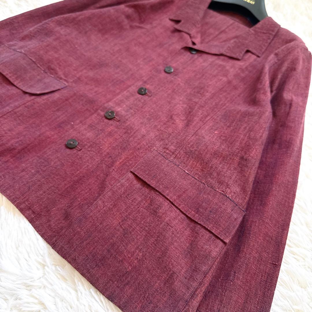 Babaghuri ババグーリ　ジャケット　羽織り　茜染　綿100% サイズF