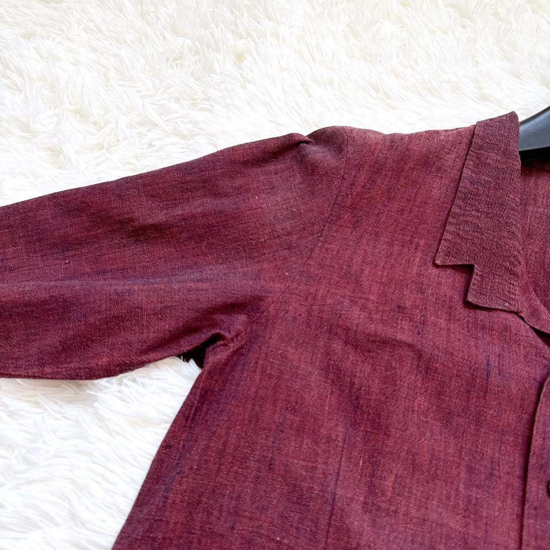 Babaghuri ババグーリ　ジャケット　羽織り　茜染　綿100% サイズF