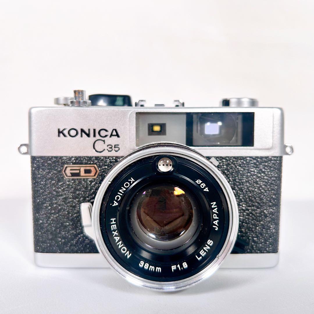 【動作品】KONICA コニカ　C35 FD フィルムカメラ