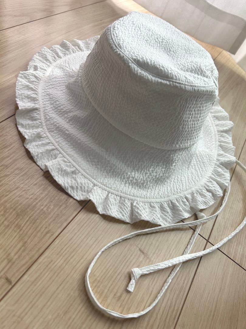 CA4LA 機能性抜群のロングブリムハット　ホワイト