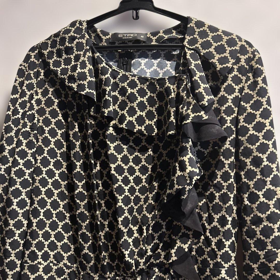 矢*草様 ETRO フリル付きワンピース 46