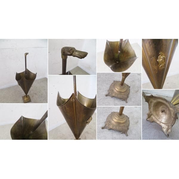 美品■フランスアンティーク■真鍮製■傘立て■アンブレラスタンド■インテリア