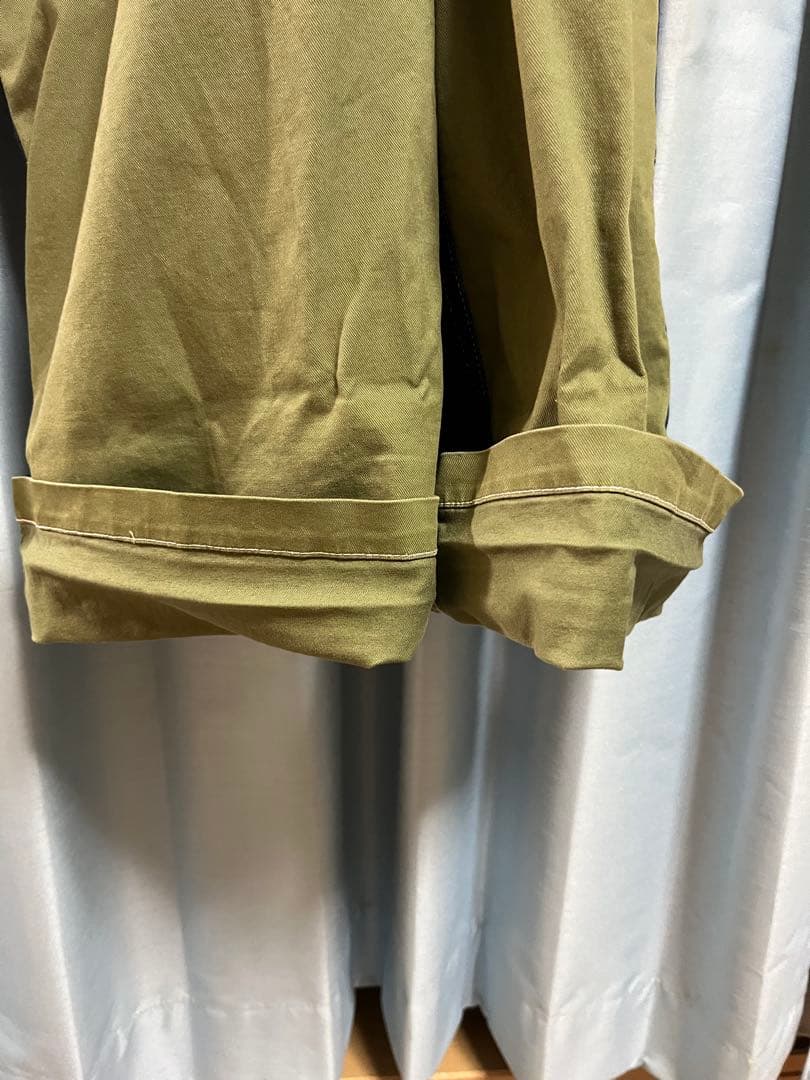 世田谷ベースコットンハーフパンツオーバーオール　M size