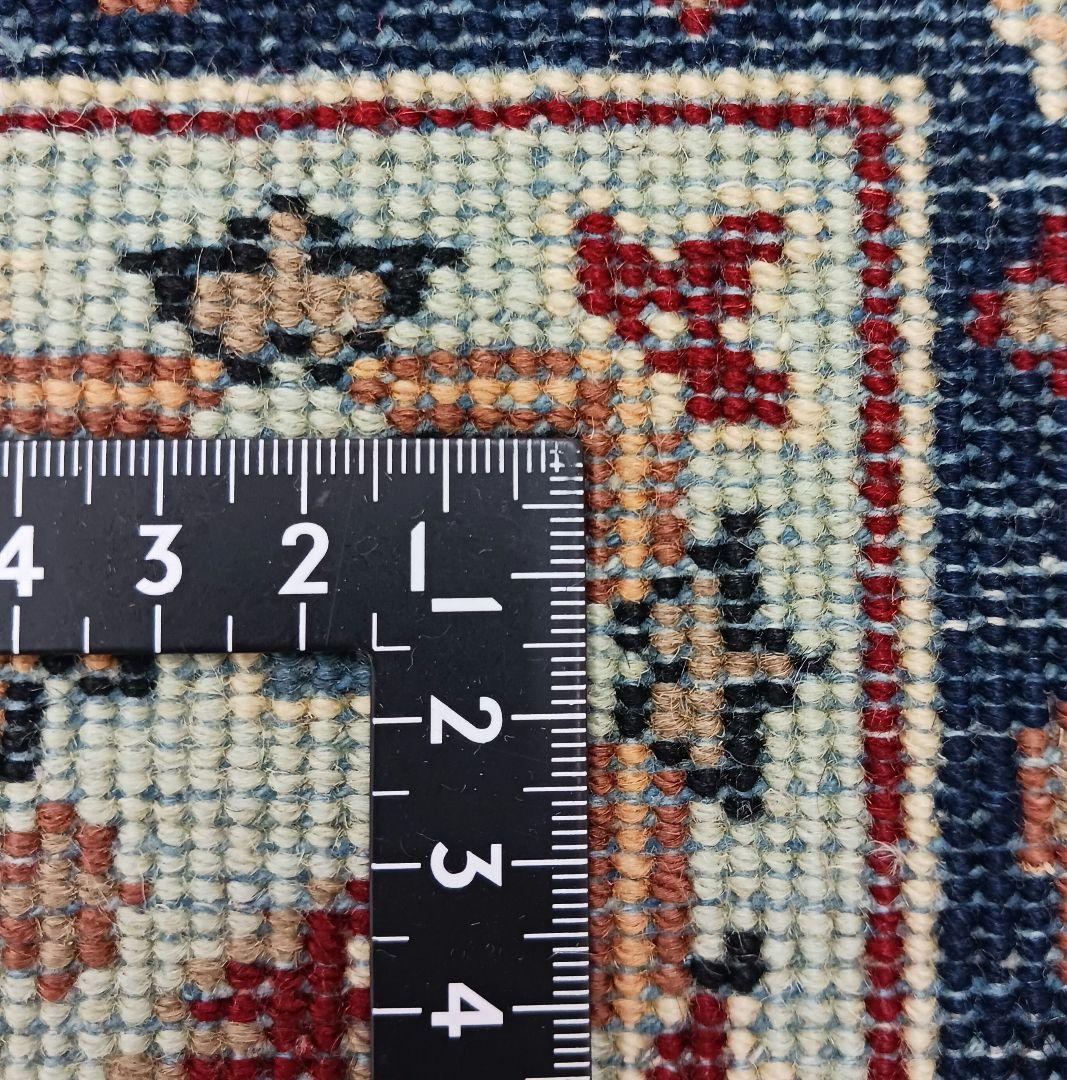 Y3059 パキスタン絨毯 182×125㎝ ウール 手織り トライバルラグ