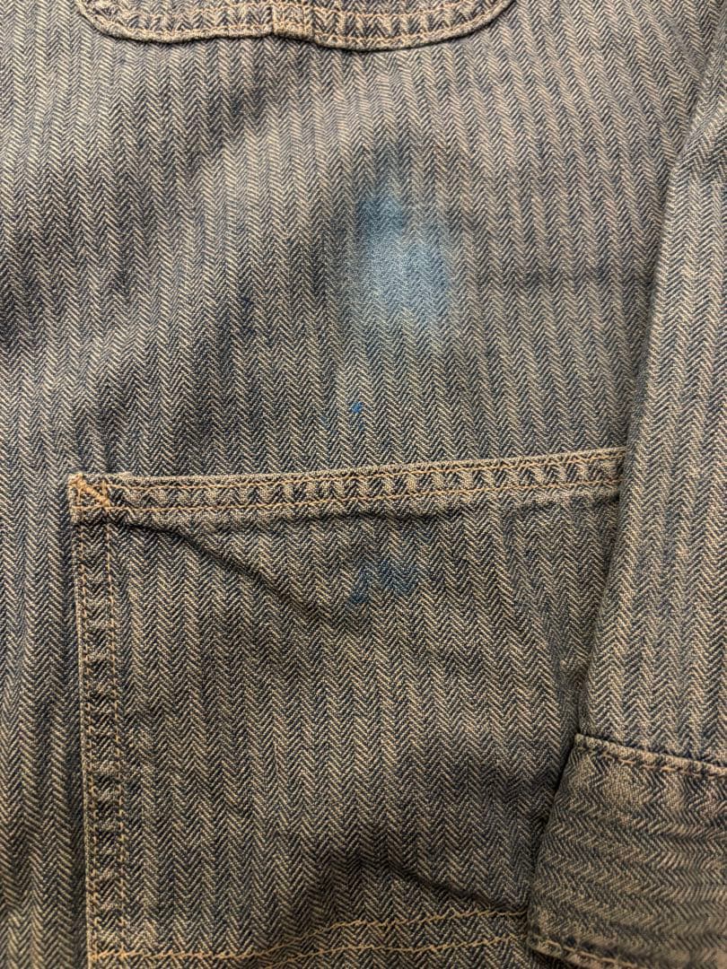 RRL Ralph Lauren ストライプ カバーオール　ダブルアールエル　L