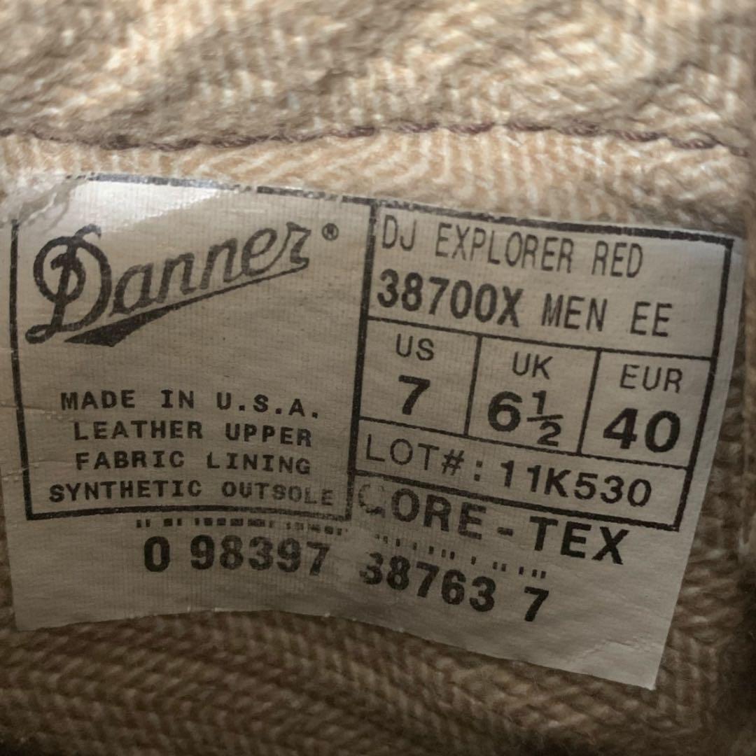 DANNER ダナーEXPLORER RED 38700X サイズUS7
