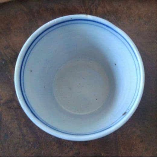 古伊万里染付印判小紋柄蕎麦猪口江戸時代幕末明治