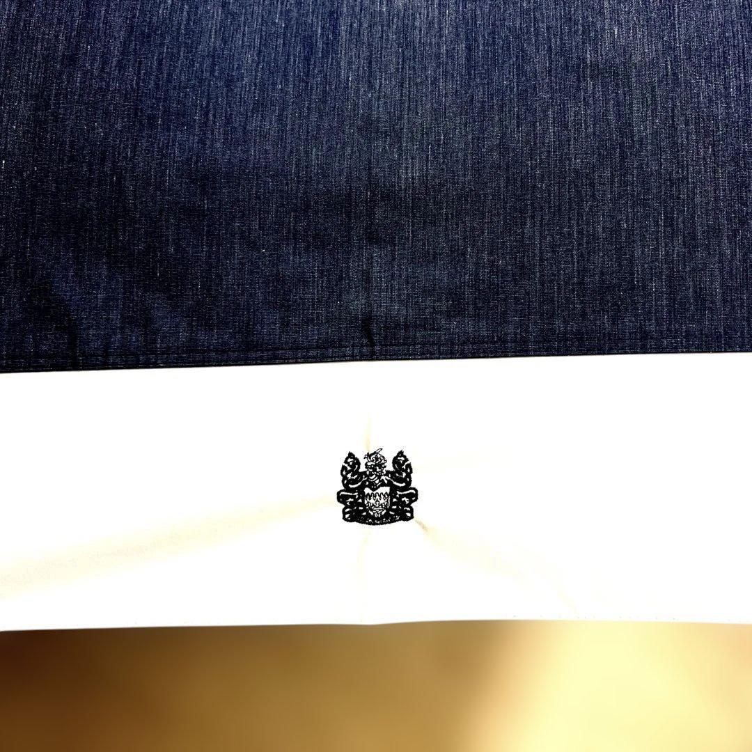 新品アクアスキュータム 楽折凛折りたたみ傘 一級遮光傘 晴雨兼用 雨傘 軽量 紺