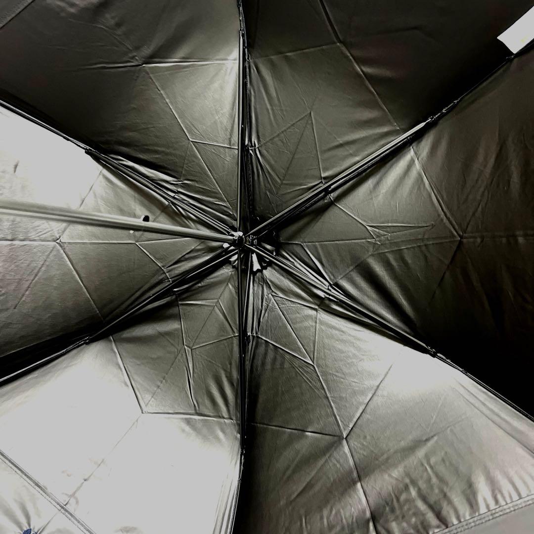 新品アクアスキュータム 楽折凛折りたたみ傘 一級遮光傘 晴雨兼用 雨傘 軽量 紺