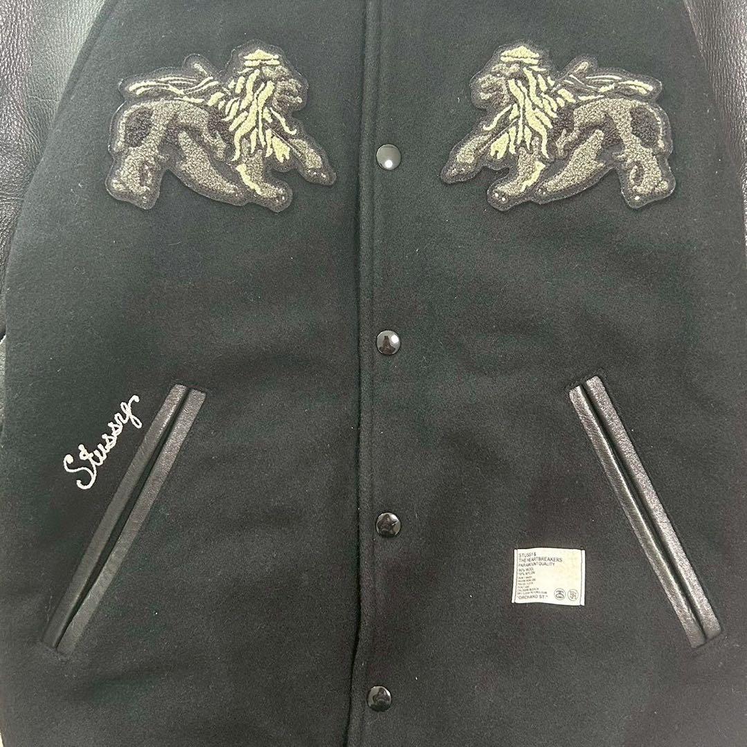 激レア STUSSY × BEDWIN スタジャン ジャケット コラボ 12aw