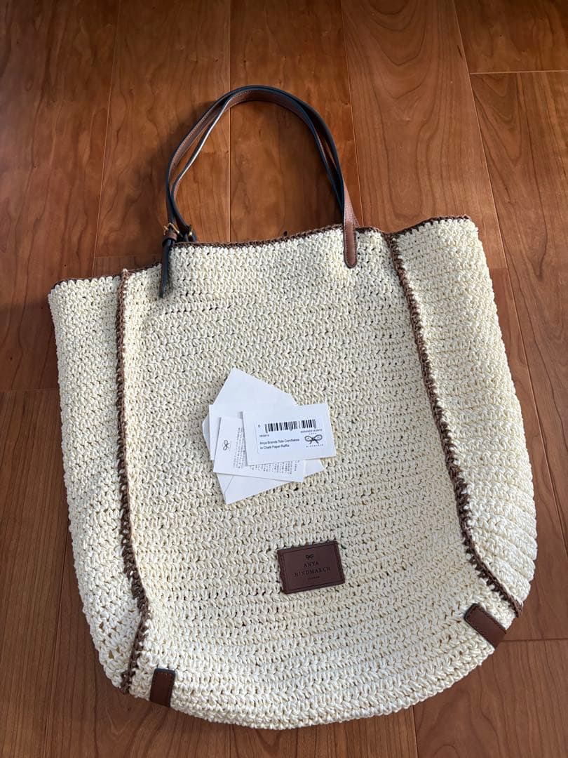 Anya Hindmarch コーンフレーク刺繍トートバッグ