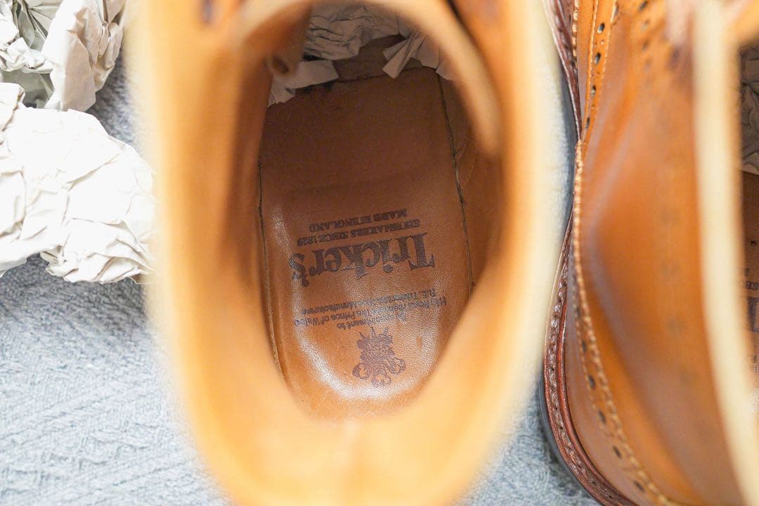 ★清潔&極艶　トリッカーズ　カントリーブーツ　8ハーフ★