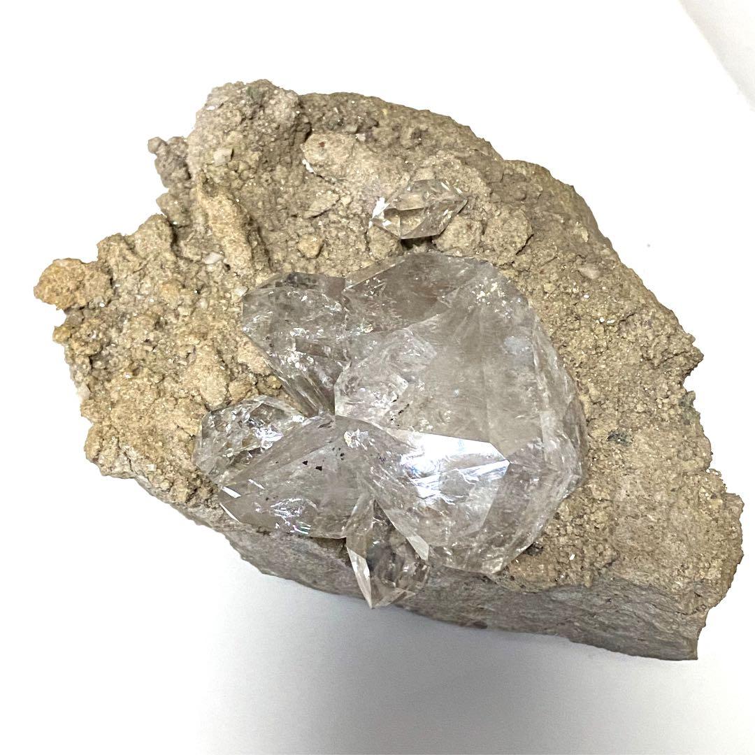 激レア超特大サイズ 母岩付き虹多め 2779g特大 ハーキマーダイアモンド原石