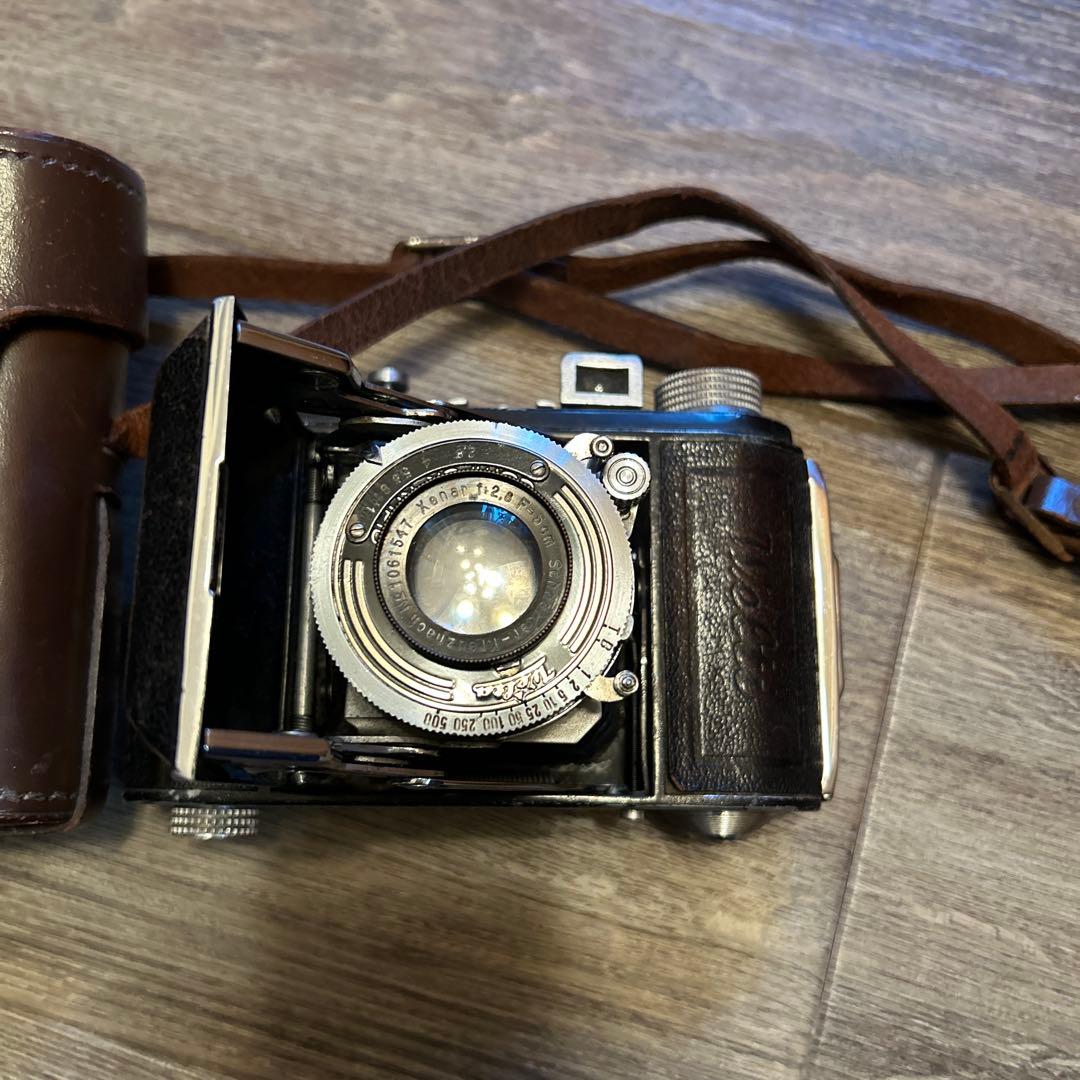 レザーケース付きフィルムカメラ　welti