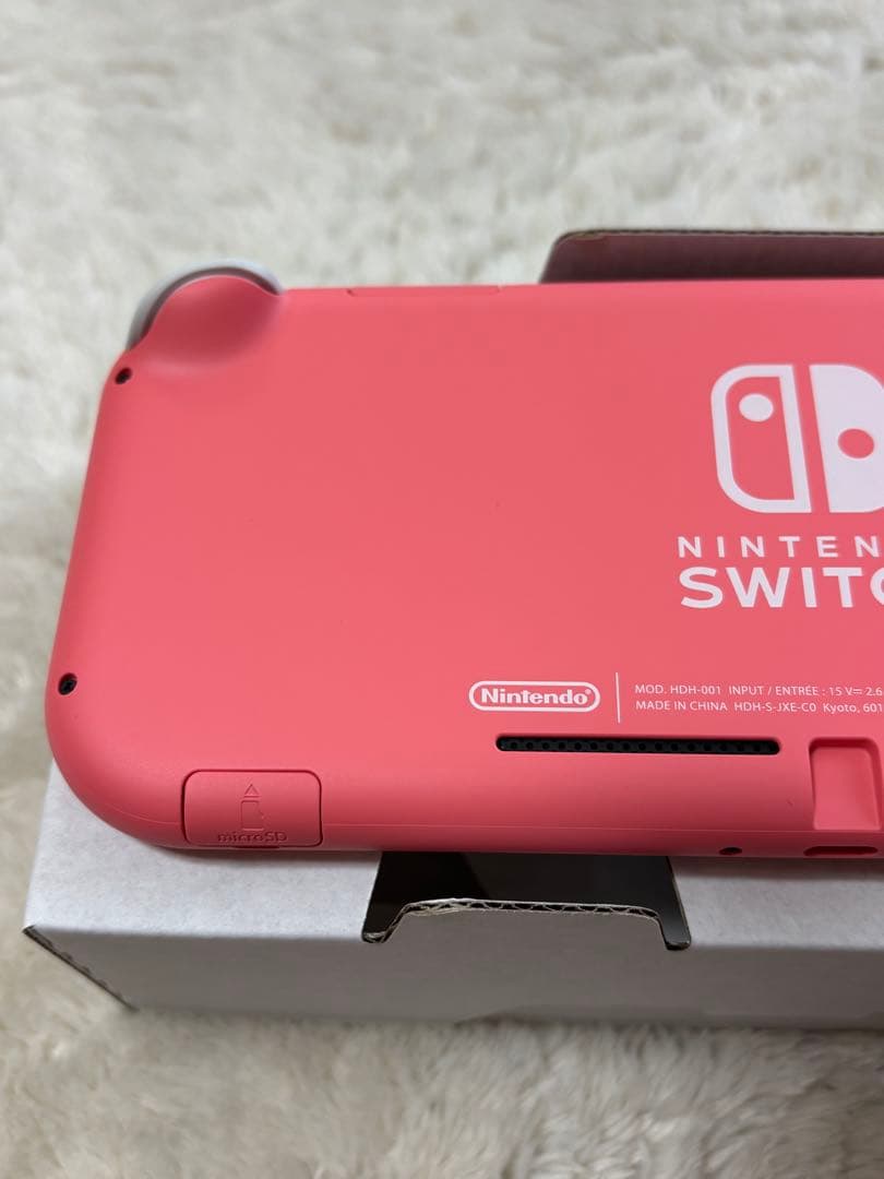 美品Nintendo Switch Lite ピンク 本体&ケース付き