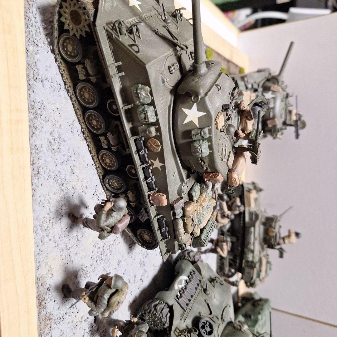 ジオラマ完成品　タミヤ1/35プラモデル