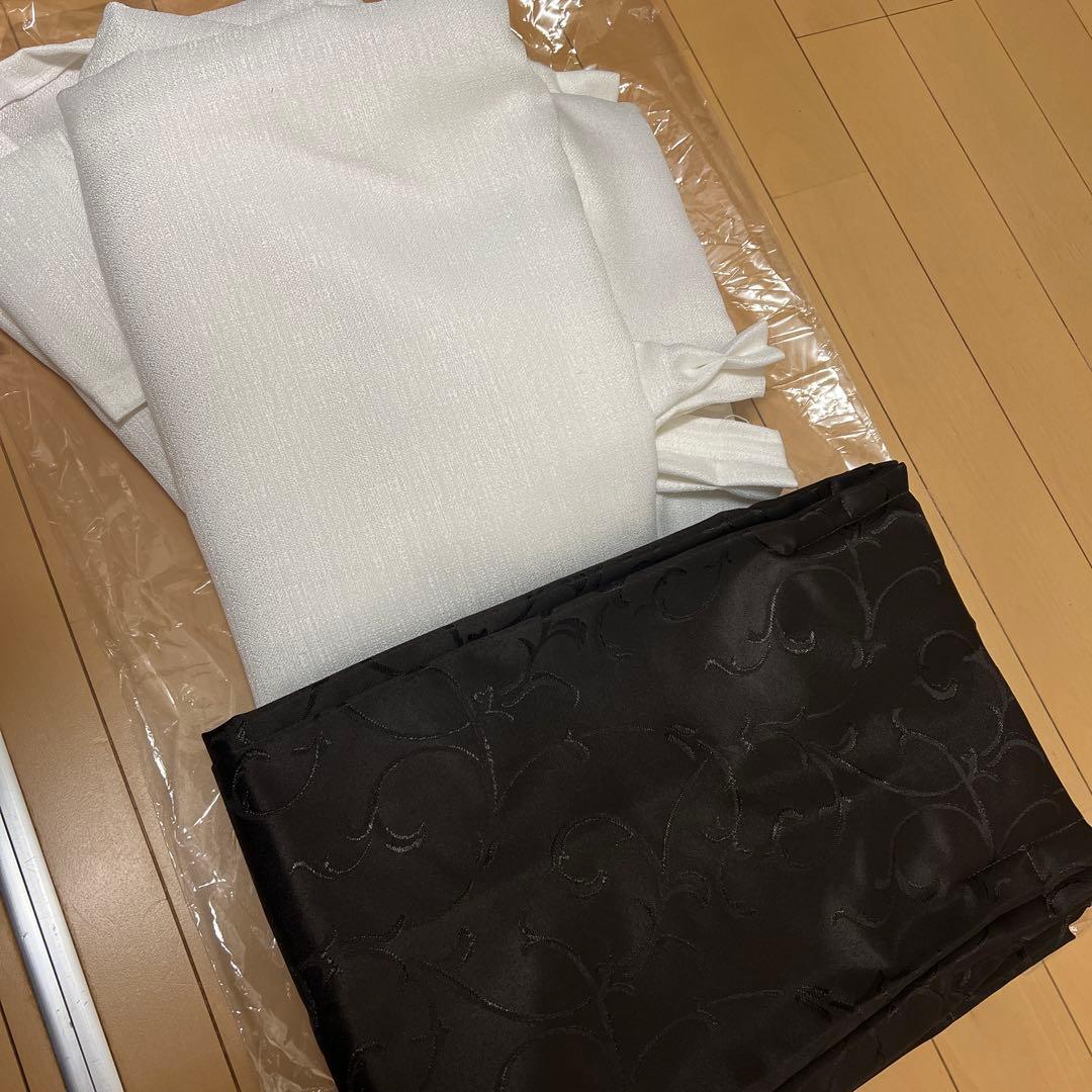 完全遮光カーテン　140×106cm 遮光付きレースカーテン込み