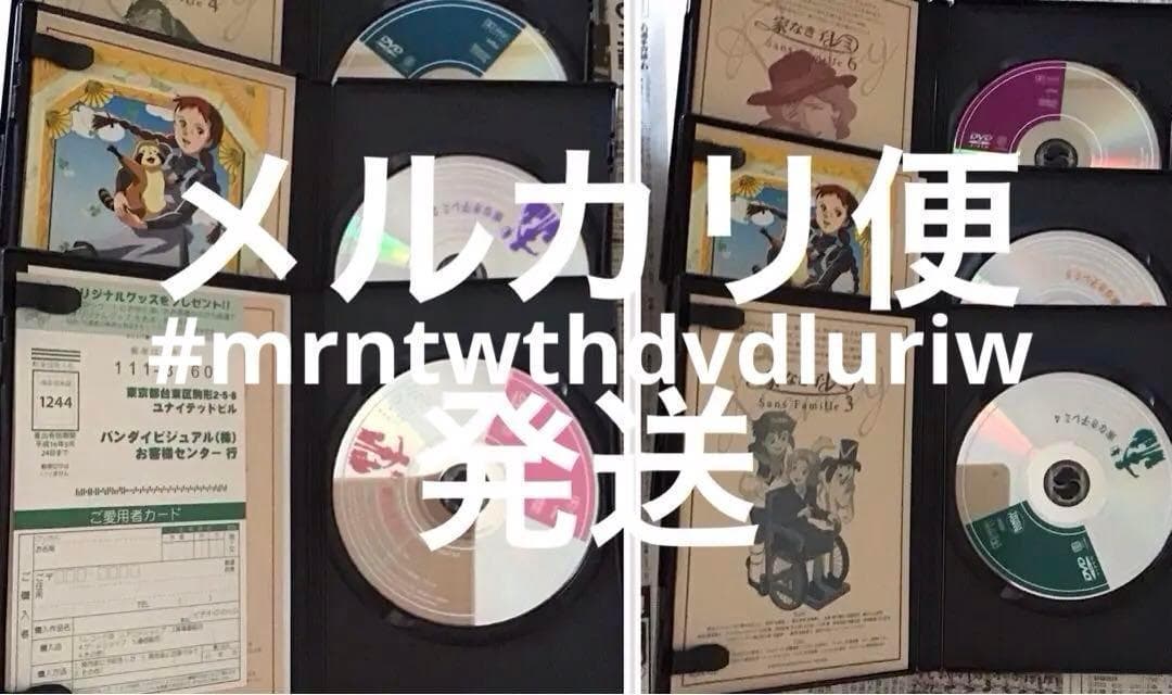 セル盤DVD 世界名作劇場～家なき子レミ 全巻　1 2 3 4 5 6 完結版