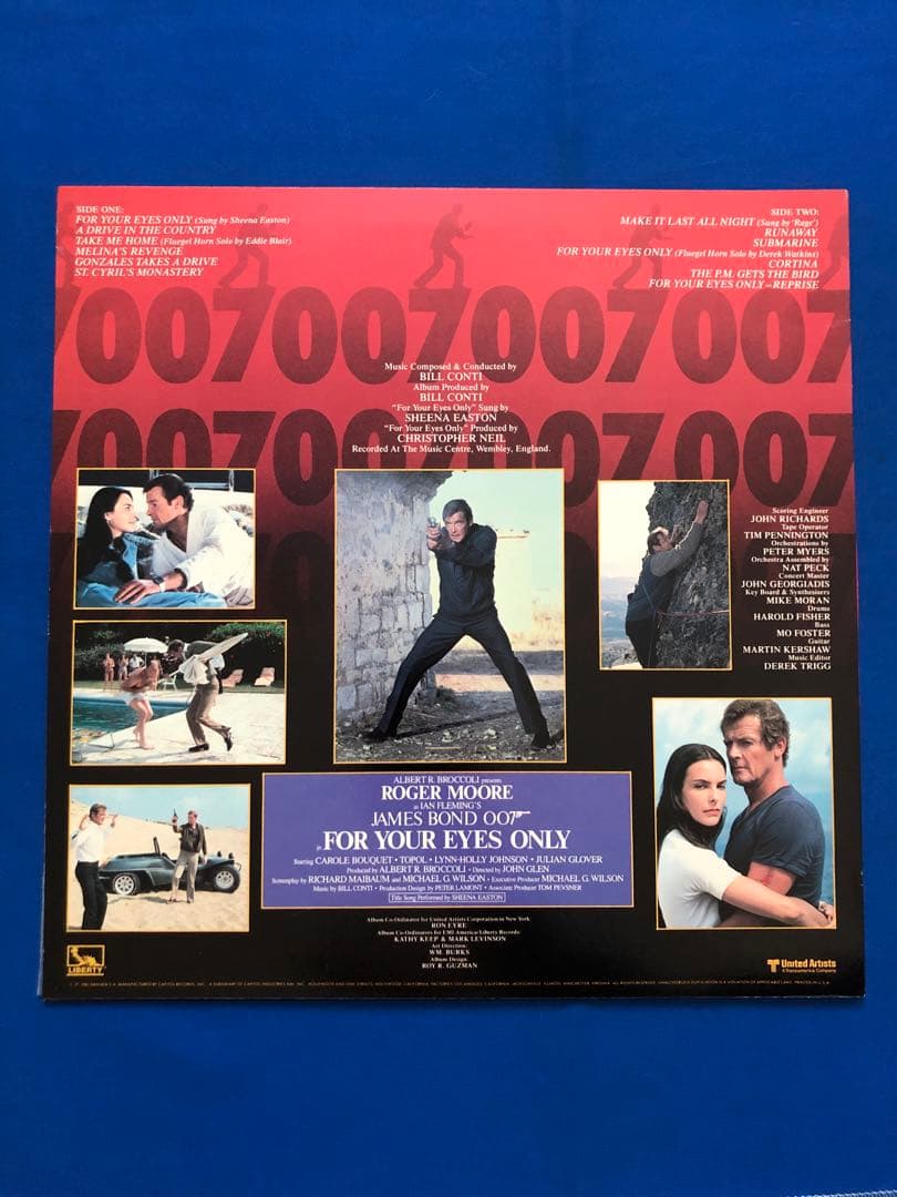 LPレコード♢Bill Conti ♢1981年♢うg4871w42