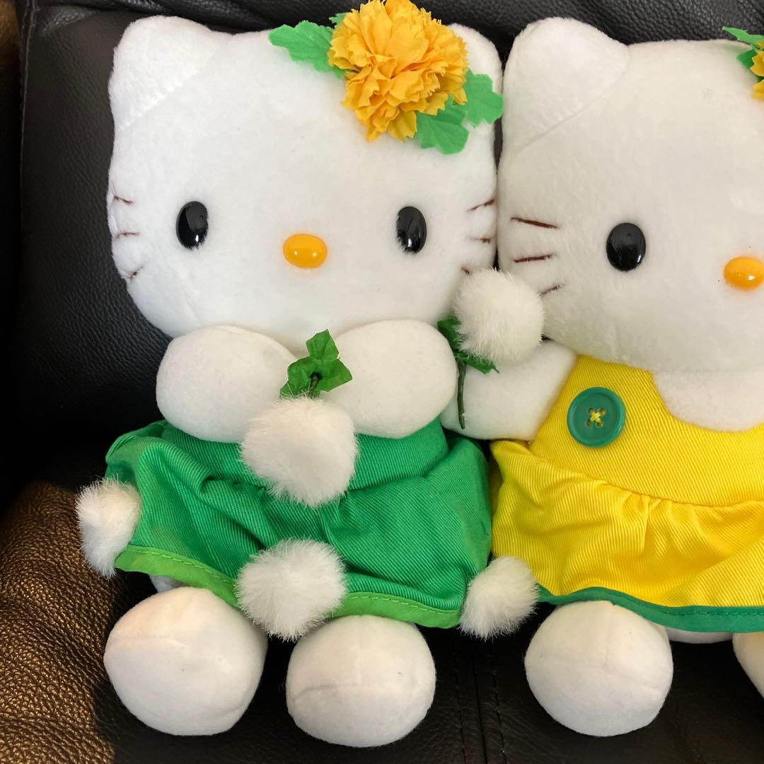ハローキティ　ぬいぐるみ　たんぽぽ　セット