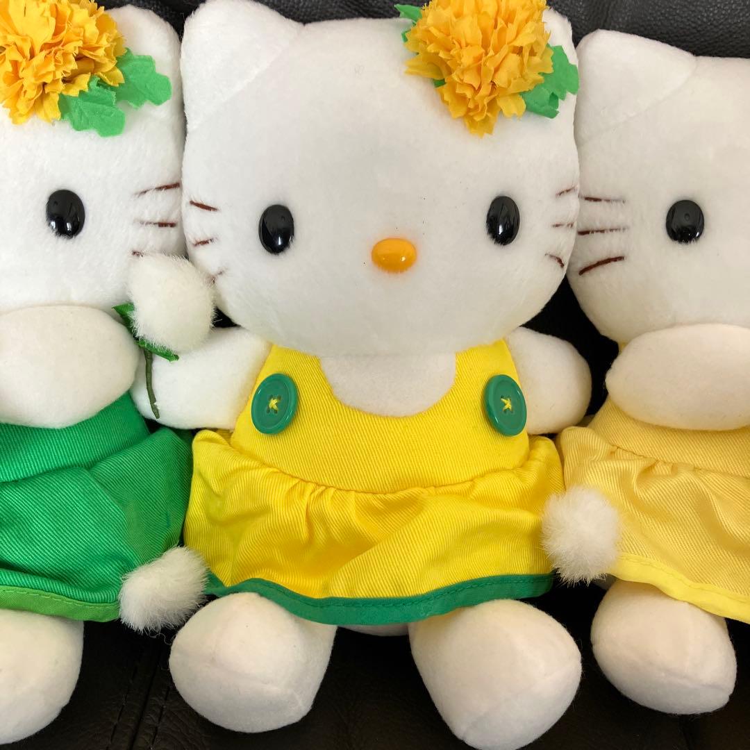 ハローキティ　ぬいぐるみ　たんぽぽ　セット