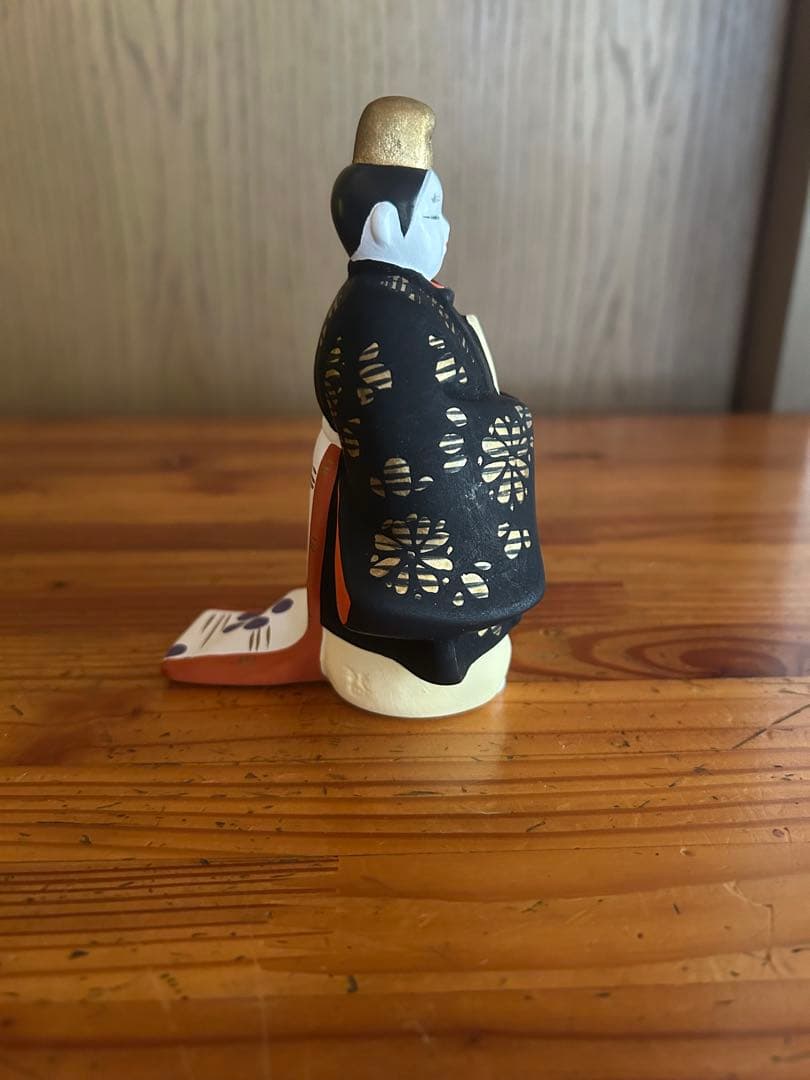 お雛様　京陶人形 小田益三作　雛人形台付