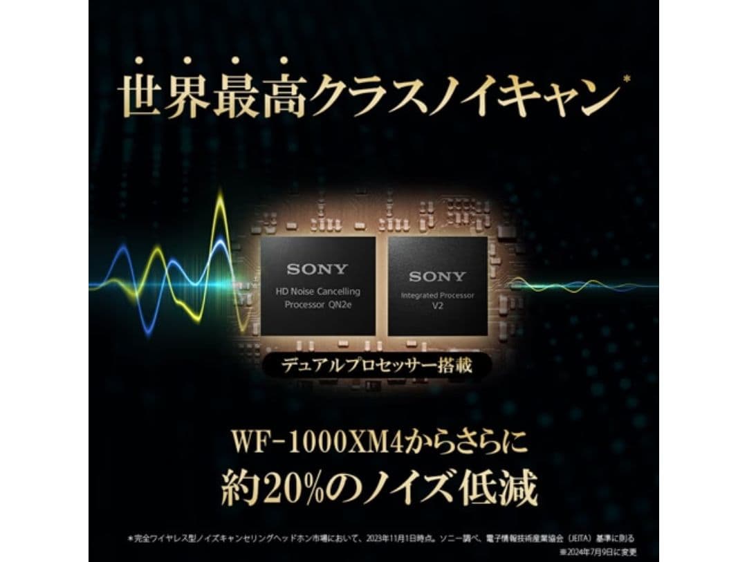 【未開封新品】SONYワイヤレスステレオヘッドセットWF-1000XM5ブラック