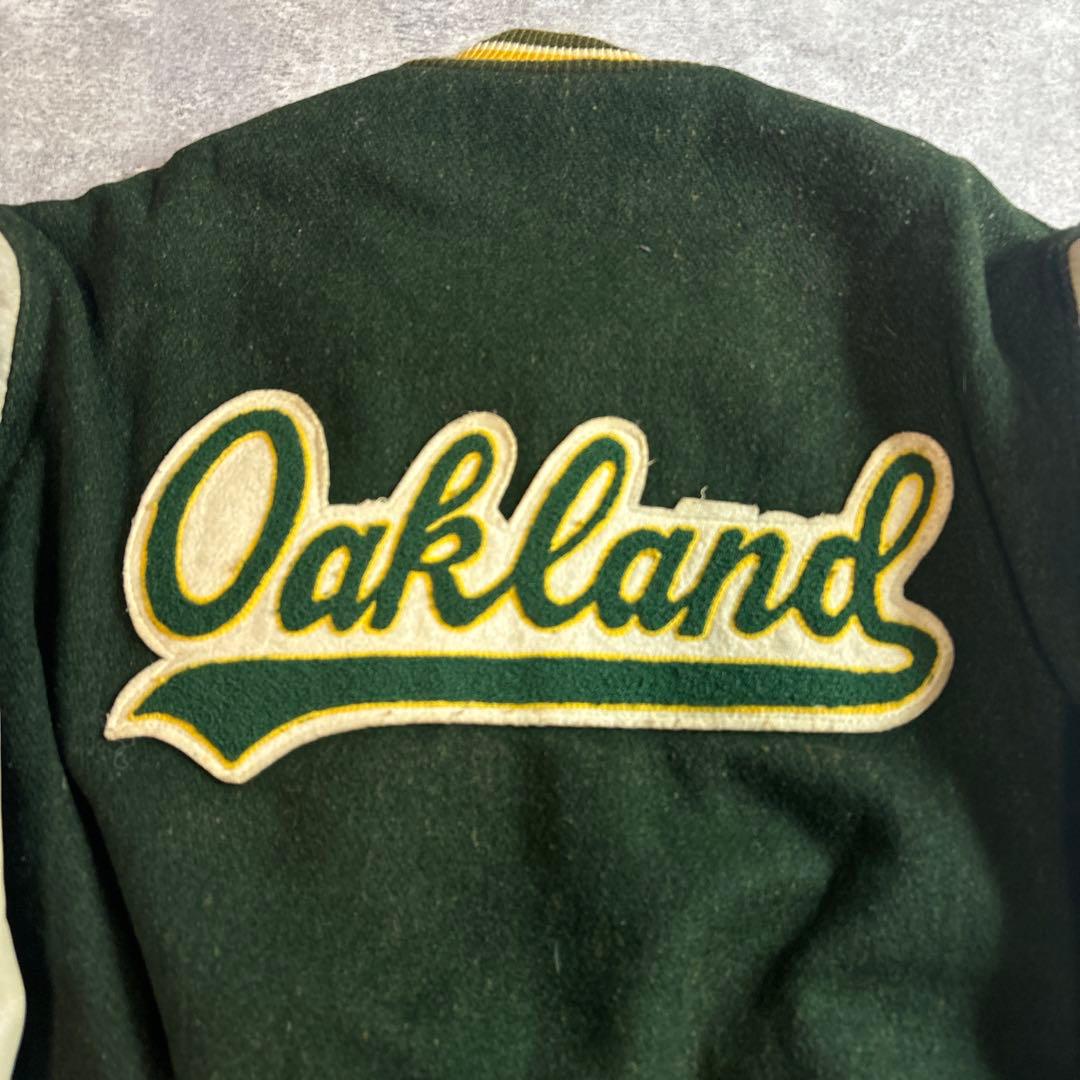 DeLONG usa製 MLB チーム スタジャン アスレチックス