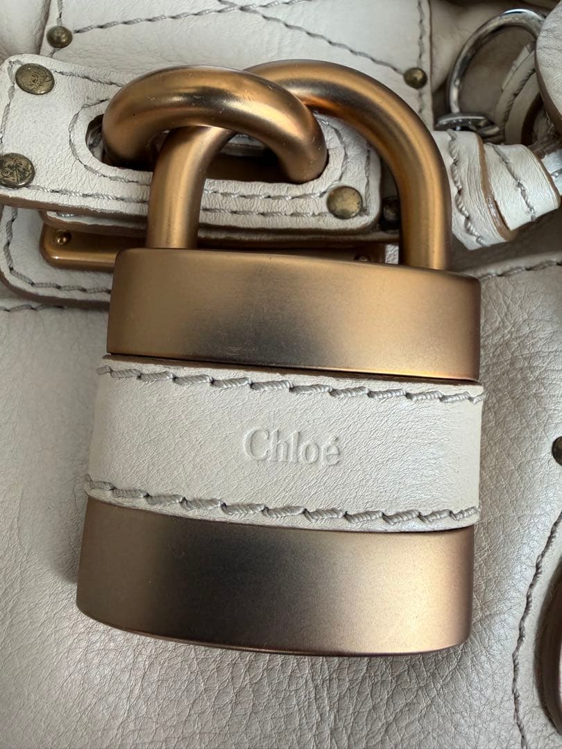 Chloe クロエ　パディントン　アイボリー