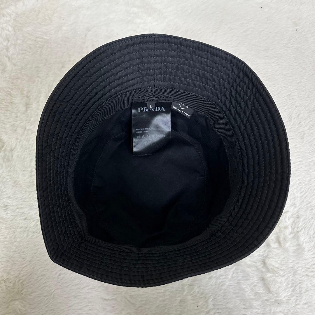 PRADA プラダ 2HC137 バケットハット ナイロン 正規品 ブラック