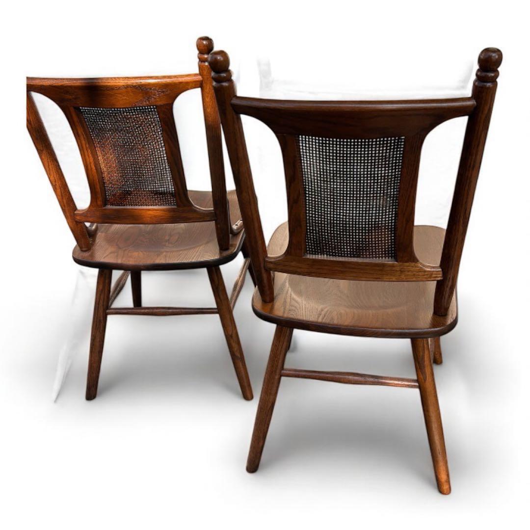 hn【ダイニングチェア】2 Shin Lee シンリー　ラタンバックチェア