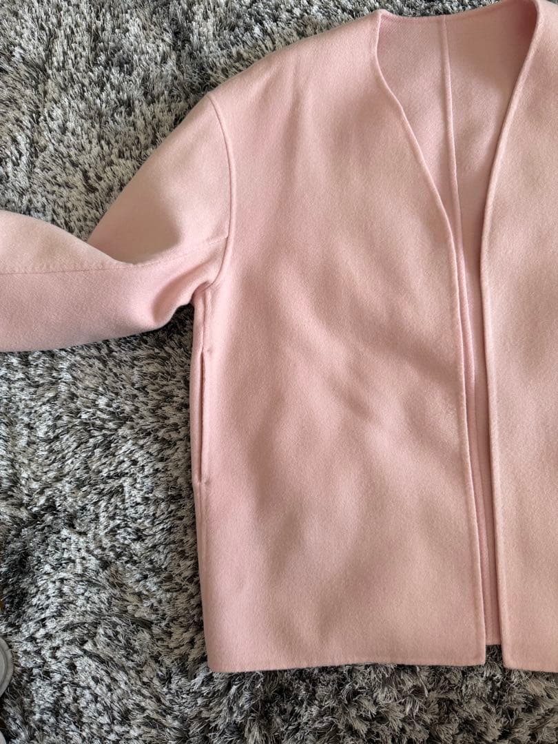 23区 MANTECO リバー ショート コート　ピンク　38