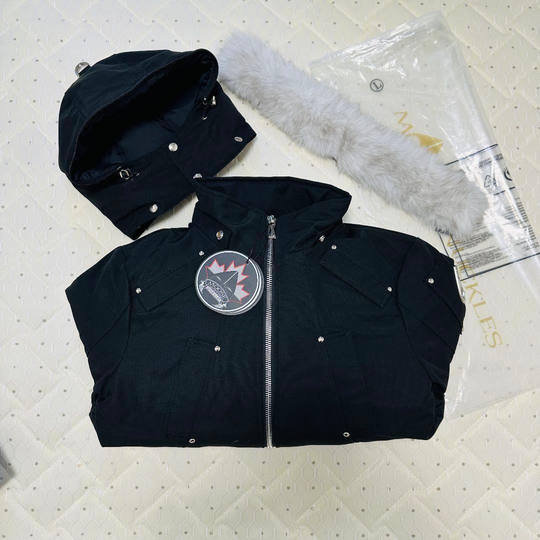 MOOSE KNUCKLES ブラック ダウンジャケット Sサイズ