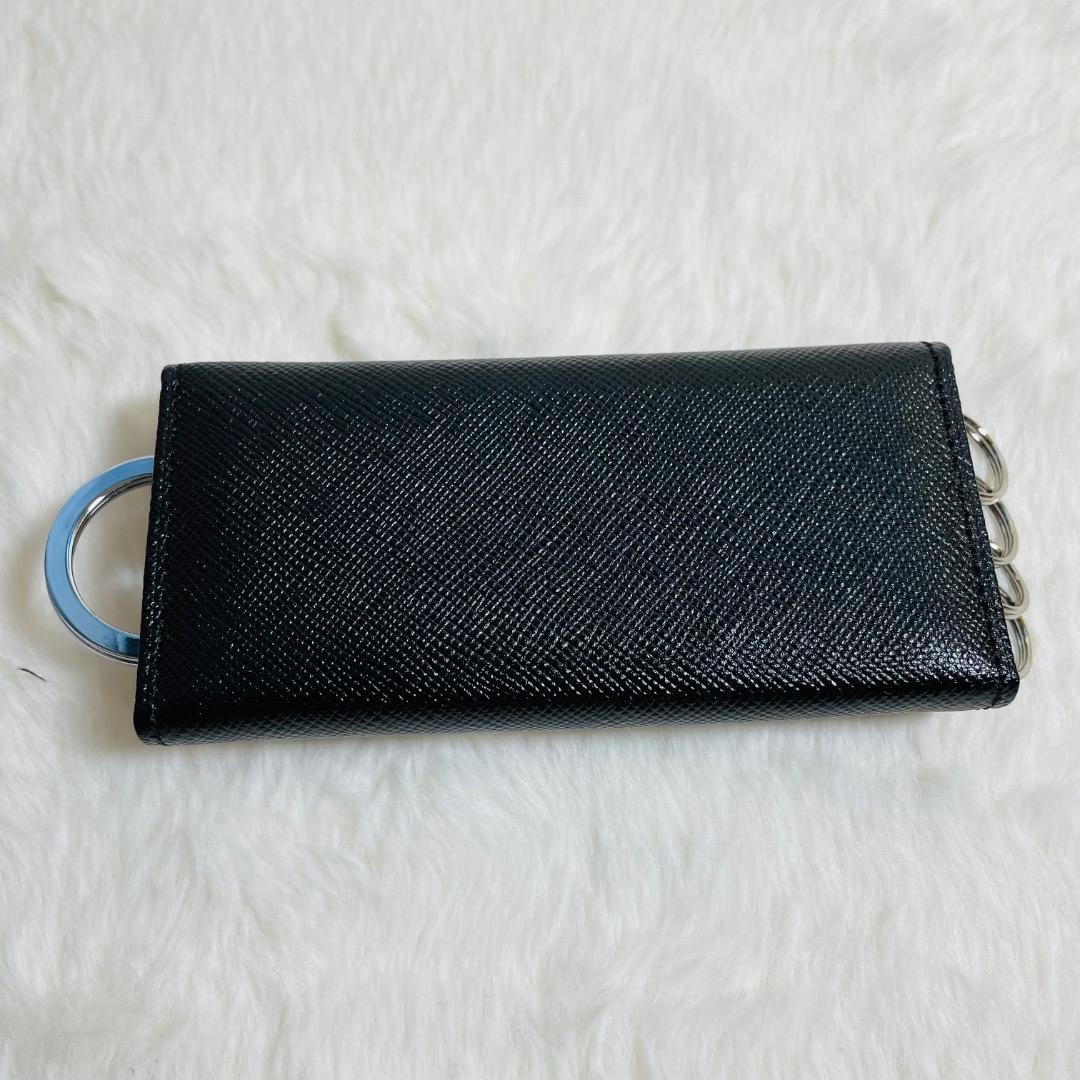 新品未使用　BURBERRY ノバチェック キーケース ブラック キーリング