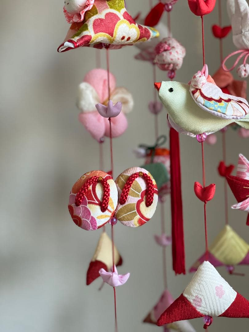 可愛いつるし雛　No.161 ・ひな祭り・桃の節句・正絹つるし飾り・おひなさま