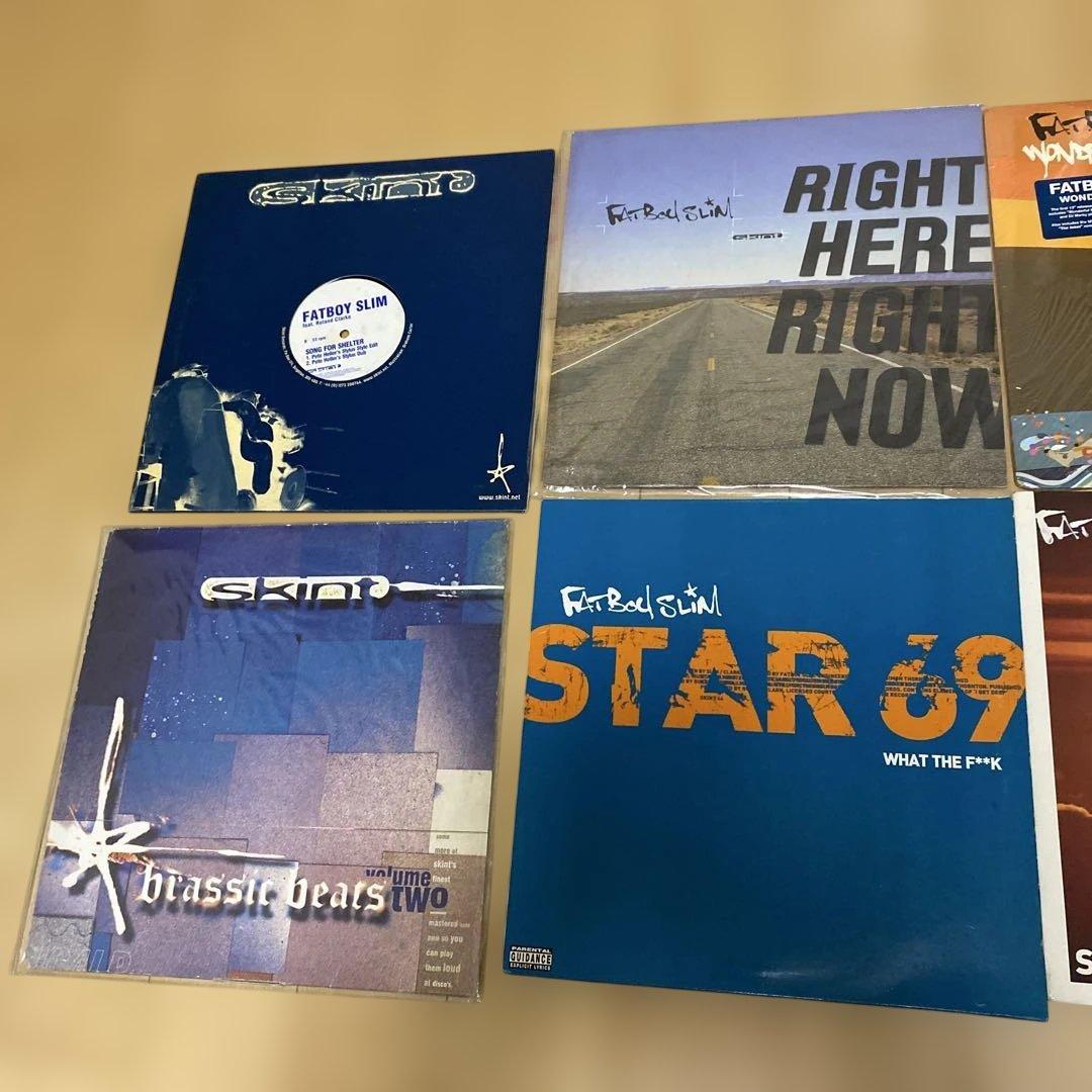 Fatboy Slim ファットボーイスリム　アナログ　lpレコード 8枚セット