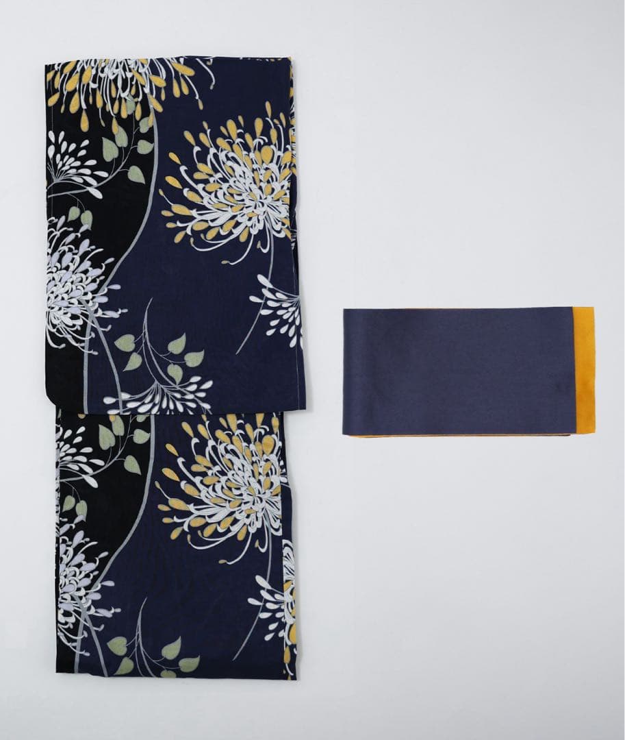 浴衣セット レディース 大人浴衣ブランド 綿仕立て上がり 浴衣＋帯つき2点