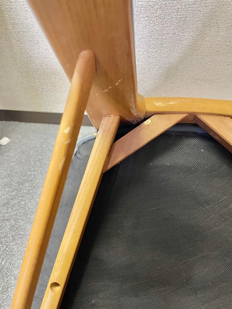 カリモク CD34モデル ダイニングチェア 合成皮革張 オーク材⑤ F