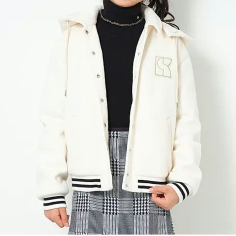 【美品】kate spade new york kids スタジアムジャンパー