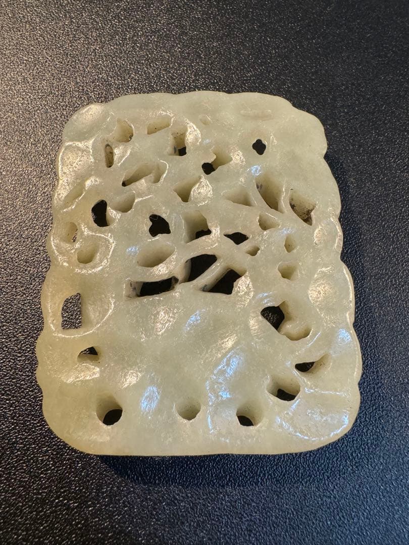 犬　本玉 天然石古砡 和田玉 清時代中国古美術骨董 雕刻 開運風水 極細工