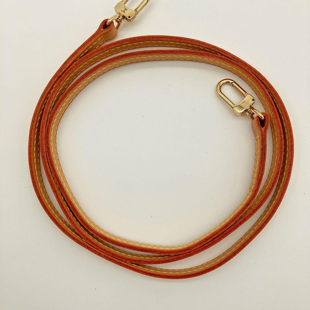 極美品 ルイヴィトン ショルダーストラップ ベルト 肩紐 ヌメ革 1.2×120