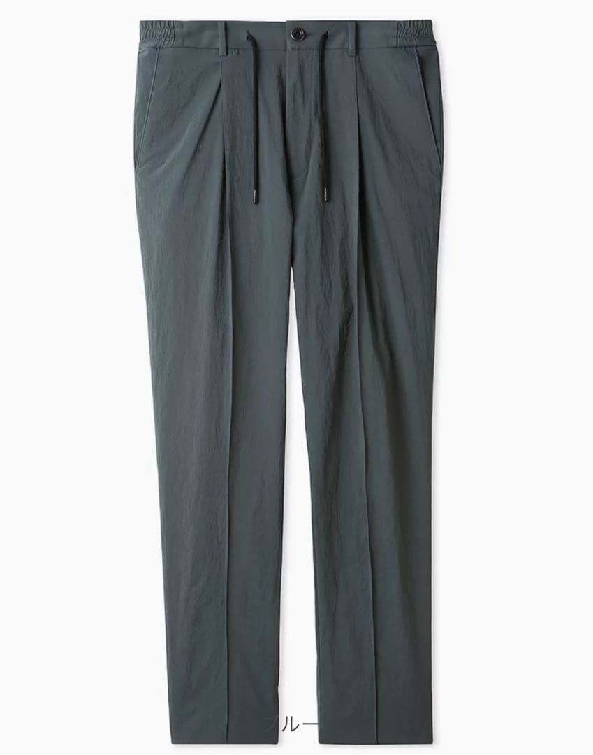 AOURE ナイロンストレッチセットアップ　Lサイズ　ブルー