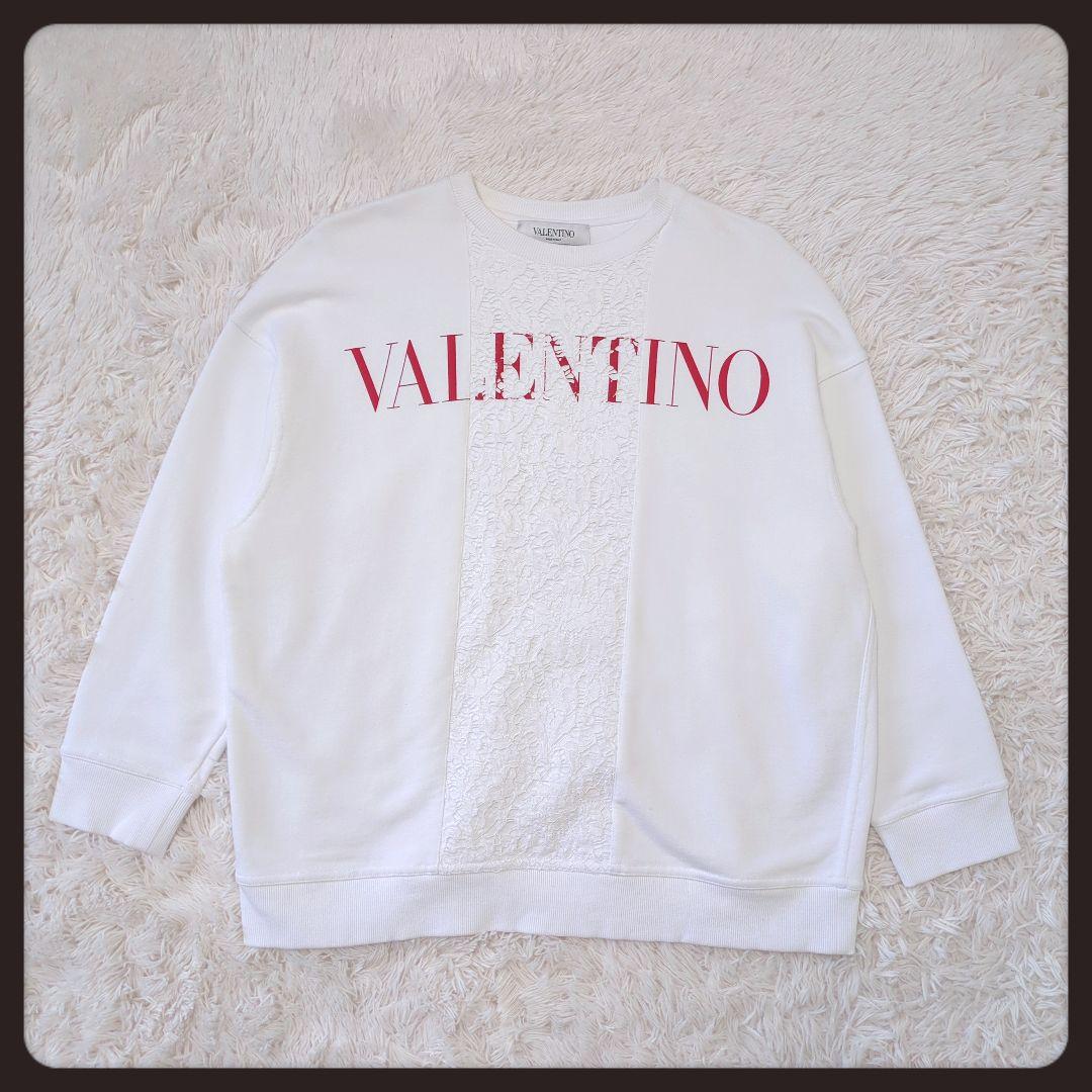 【入手困難・美品】ヴァレンティノ☆スウェット レース ドッキング オーバーサイズ
