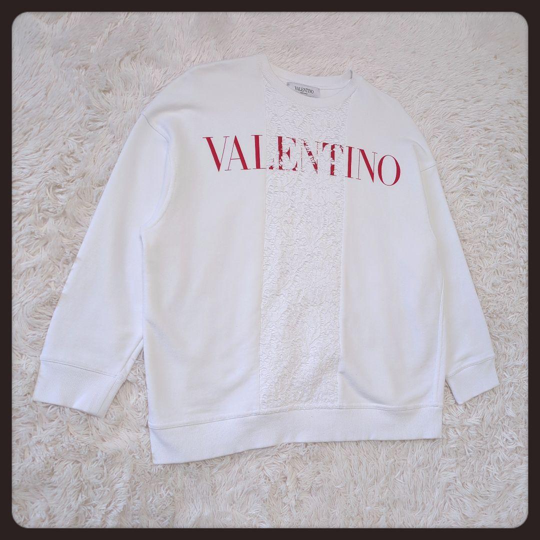 【入手困難・美品】ヴァレンティノ☆スウェット レース ドッキング オーバーサイズ