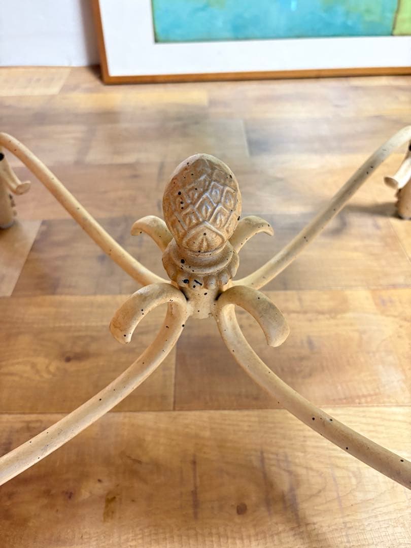 大理石　アイアン　マーブルテーブル　コーヒーテーブル　センターテーブル　イタリ