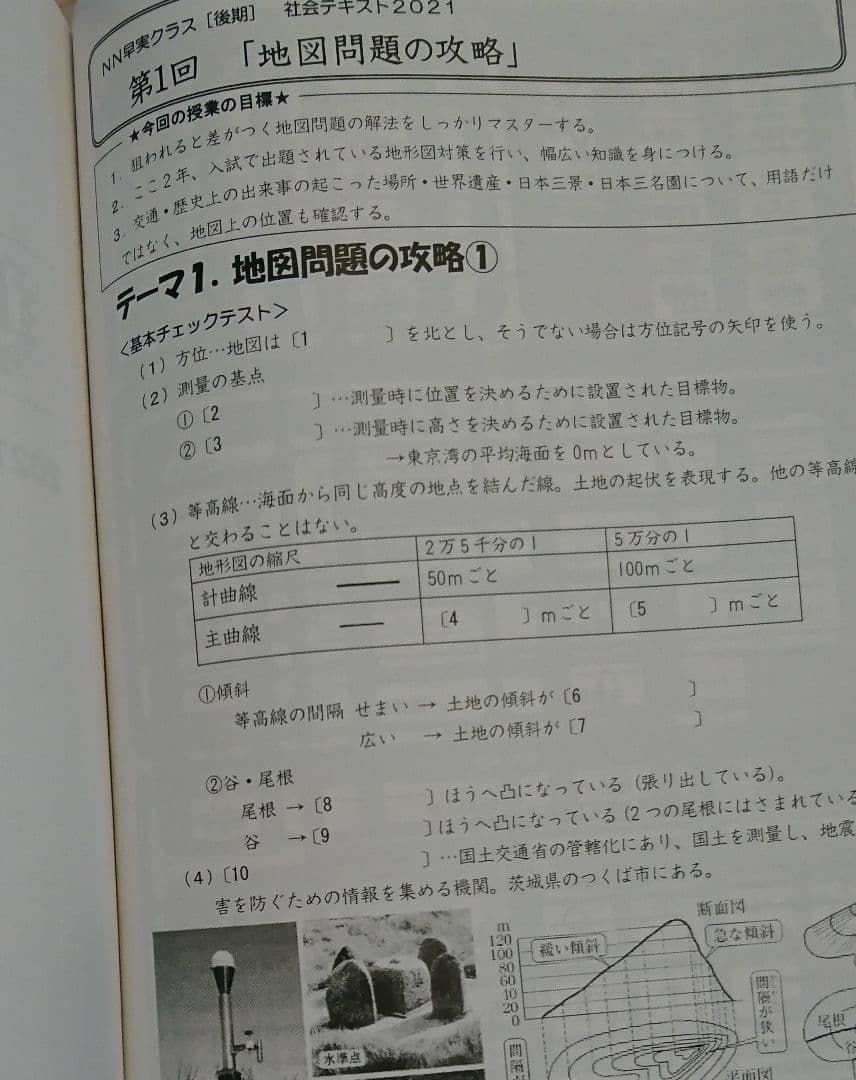 2022年終了組【未使用】NN早実クラス[後期]テキスト 4教科 全12回セット