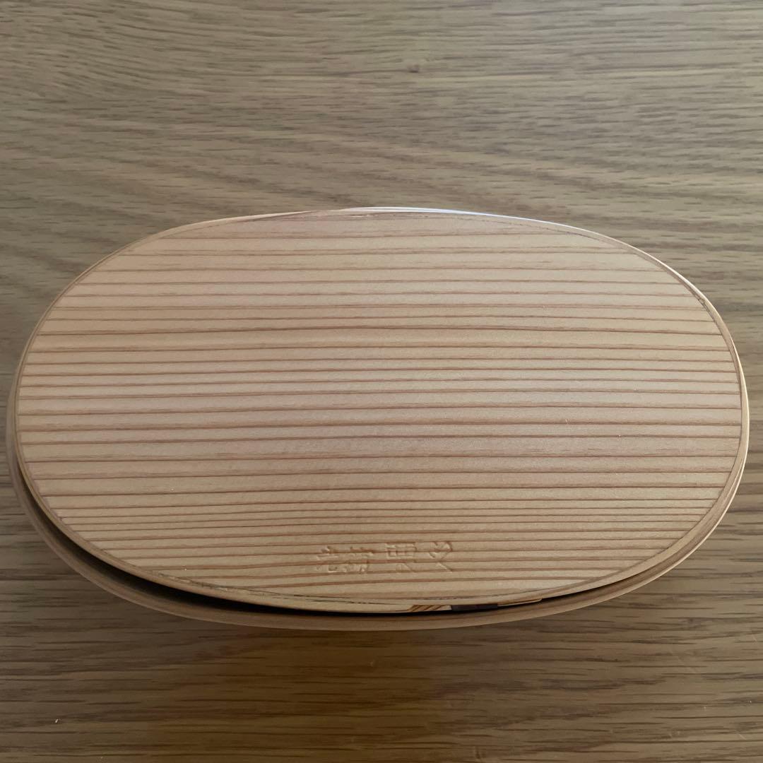 栗久 曲げわっぱ 弁当箱 キッズサイズ 女性用 小判型