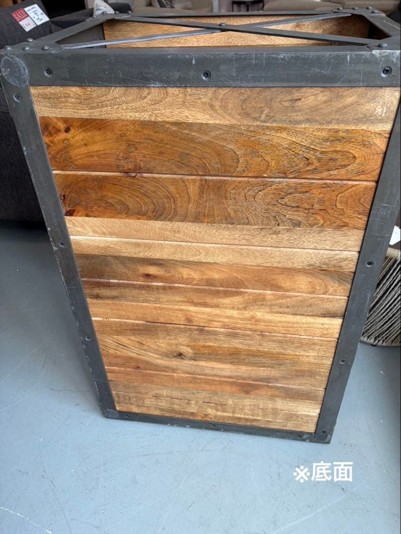 インダストリアル調　センターテーブル/ローテーブル