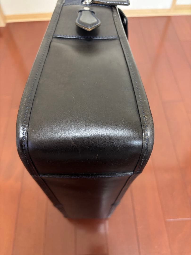 フェリージ　ビジネスバッグ　8637/2　オールレザー　紺ネイビー　保存袋付き