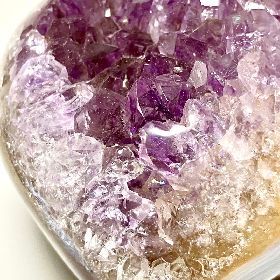 Summer Sale【A】ハイクオリティ✴︎アメジストアゲートハートシェイプ